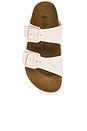 view 4 of 5 Arizona Platform Faux Leather Sandal in Eggshell