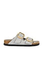 view 1 of 5 Arizona Big Buckle Sandal in Stone Coin