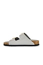 view 5 of 5 Arizona Big Buckle Sandal in Stone Coin