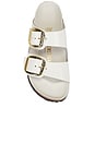 view 4 of 5 Arizona Hammered Big Buckle Sandal in Antique White