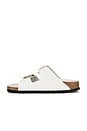 view 5 of 5 Arizona Hammered Big Buckle Sandal in Antique White
