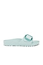 view 1 of 5 Madrid Big Buckle Eva Sandal in Surf Green