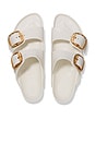 view 3 of 3 Arizona Big Buckle Eva Sandal in Eggshell