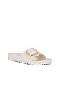 view 2 of 5 Madrid Big Buckle Eva Sandal in Eggshell
