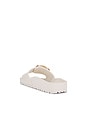 view 3 of 5 Madrid Big Buckle Eva Sandal in Eggshell