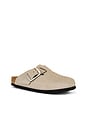 view 2 of 5 Boston Big Buckle Clog in Stone Coin Nubuck