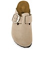 view 4 of 5 Boston Big Buckle Clog in Stone Coin Nubuck