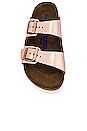 view 4 of 5 Arizona Soft Footbed Sandal in White Copper