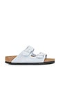 view 1 of 5 Arizona Sandal in Baby Blue Suede