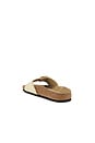 view 3 of 5 Madrid Big Buckle Sandal in Raffia Natura