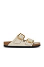 view 1 of 5 Arizona Big Buckle High Shine Sandal in Oyster