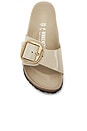 view 4 of 5 Madrid Big Buckle High Shine Sandal in Oyster