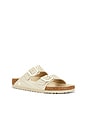 view 2 of 5 Arizona Woven Embossed Sandal in Ecru