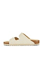 view 5 of 5 Arizona Woven Embossed Sandal in Ecru
