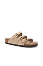 view 2 of 5 Florida Sandal in Sandcastle Nubuck
