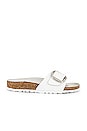view 1 of 5 Madrid Big Buckle Sandal in White