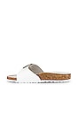 view 5 of 5 Madrid Big Buckle Sandal in White