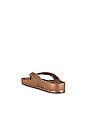 view 3 of 5 Honolulu Sandal in Metallic Copper