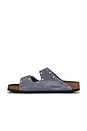 view 6 of 5 Arizona Rivets Sandal in Stone Blue