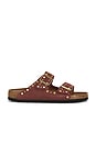 view 1 of 5 Arizona Rivets Sandal in Pepper