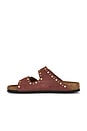 view 6 of 5 Arizona Rivets Sandal in Pepper