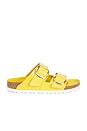 view 1 of 5 Arizona Big Buckle High Shine Sandal in Ochre
