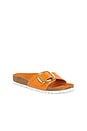 view 2 of 5 Madrid Big Buckle High Shine Sandal in Kurkuma