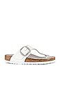 view 1 of 5 Gizeh Big Buckle Sandal in White