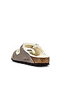 view 3 of 5 Arizona Shearling Sandal in Stone Coin