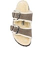 view 4 of 5 Arizona Shearling Sandal in Stone Coin