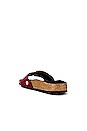 view 3 of 5 Madrid Big Buckle Sandal in Maroon