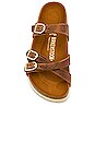 view 4 of 5 Franca HEX D Buckle Sandal in Cognac