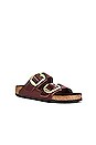 view 2 of 5 Arizona Big Buckle Sandal in High Shine Chocolate