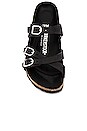 view 4 of 5 Franca HEX D Buckle Sandal in Black