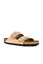 view 2 of 5 Arizona Soft Footbed Sandal in Sandcastle