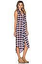 view 2 of 3 Sleeveless Plaid Maxi Dress in Plaid