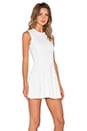 view 2 of 4 Fit & Flare Mini Dress in White