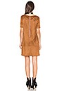 view 3 of 3 ROBE DROITE EN DAIM IVY in Camel