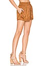 view 2 of 4 SHORT EN DAIM in Camel