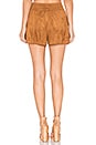 view 3 of 4 SHORT EN DAIM in Camel