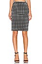 view 1 of 3 Gingham Pencil Skirt in Print