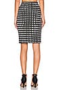 view 3 of 3 Gingham Pencil Skirt in Print