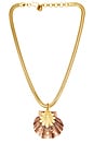 view 1 of 3 COLLAR COLGANTE OCEANA in Gold & Shell