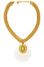 view 1 of 2 SAUTOIR PENDENTIF LIV in Gold/Shell