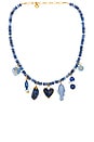 view 1 of 2 SAUTOIR PENDENTIF MANTOLOKING in Blue Multi