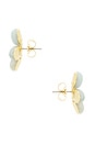 view 2 of 2 PENDIENTES DE TACHUELA OAHU in Amazonite