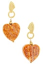 view 1 of 2 PENDIENTES LARGOS CLEMENTINE in Gold/Shell