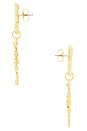 view 2 of 2 BOUCLES D'OREILLES PENDANTES TIDAL in Gold