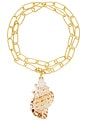 view 1 of 3 SAUTOIR PENDENTIF AUGUSTA in Gold/Shell