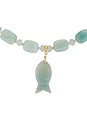 view 2 of 3 Portofino Necklace in Teal Agate